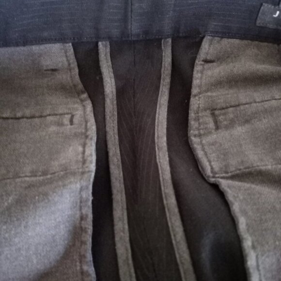 J Ferrar Black Dress Slack / Pants Men Size 30X29 Business Formal Straight Leg - Picture 2 of 8